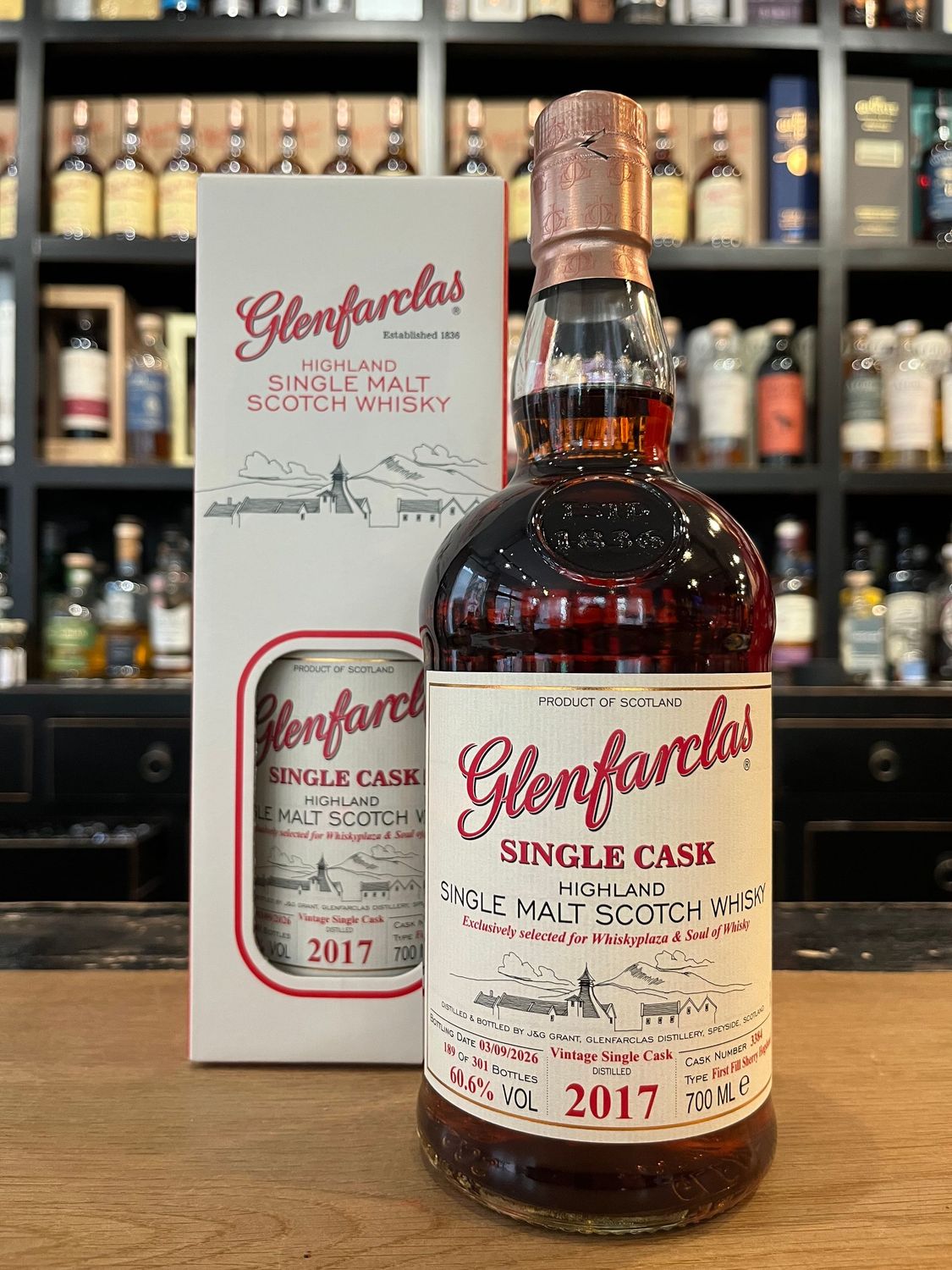 Glenfarclas 9 Jahre Exklusive Eigenabfüllung mit 0,7l und 60,6%