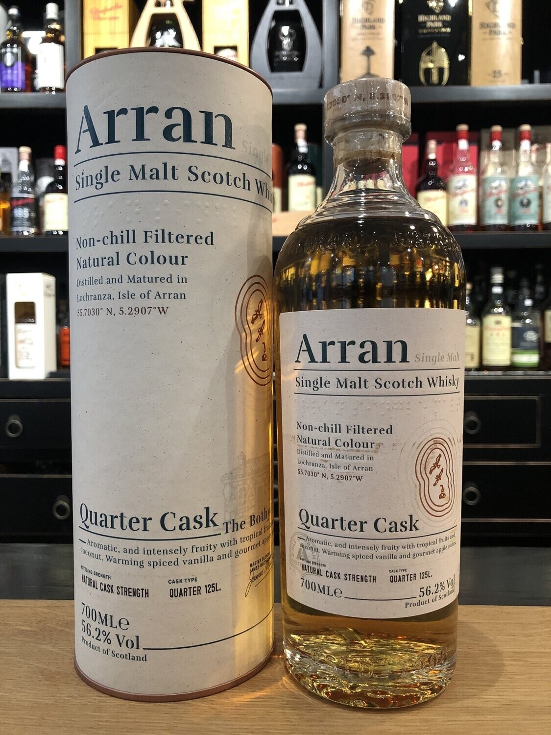 Arran Quarter Cask The Bothy mit 0,7L und 56,2%