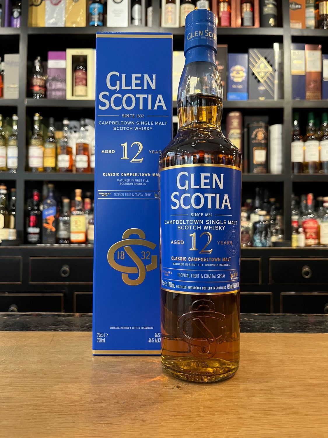 Glen Scotia 12 Jahre First Fill Bourbon Barrels mit 0,7l und 46% Glen Scotia 12 Jahre First Fill Bourbon Barrels mit 0,7l und 46%
