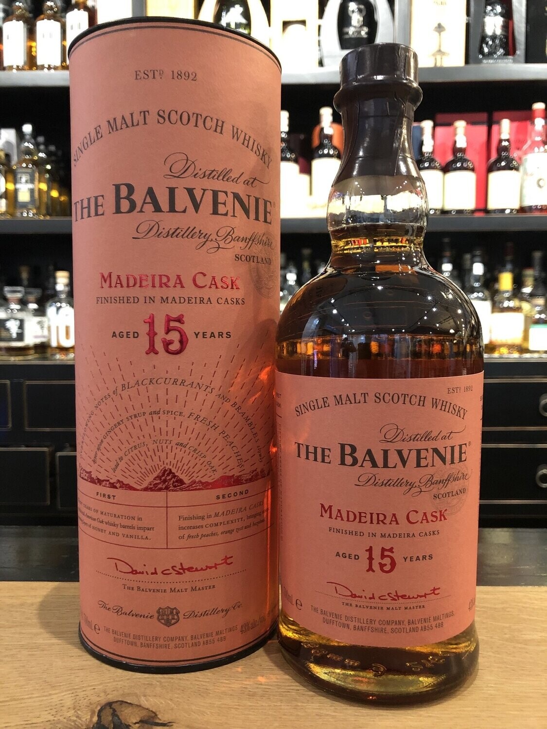 Balvenie 15 Jahre Madeira Cask mit 0,7l und 43%
