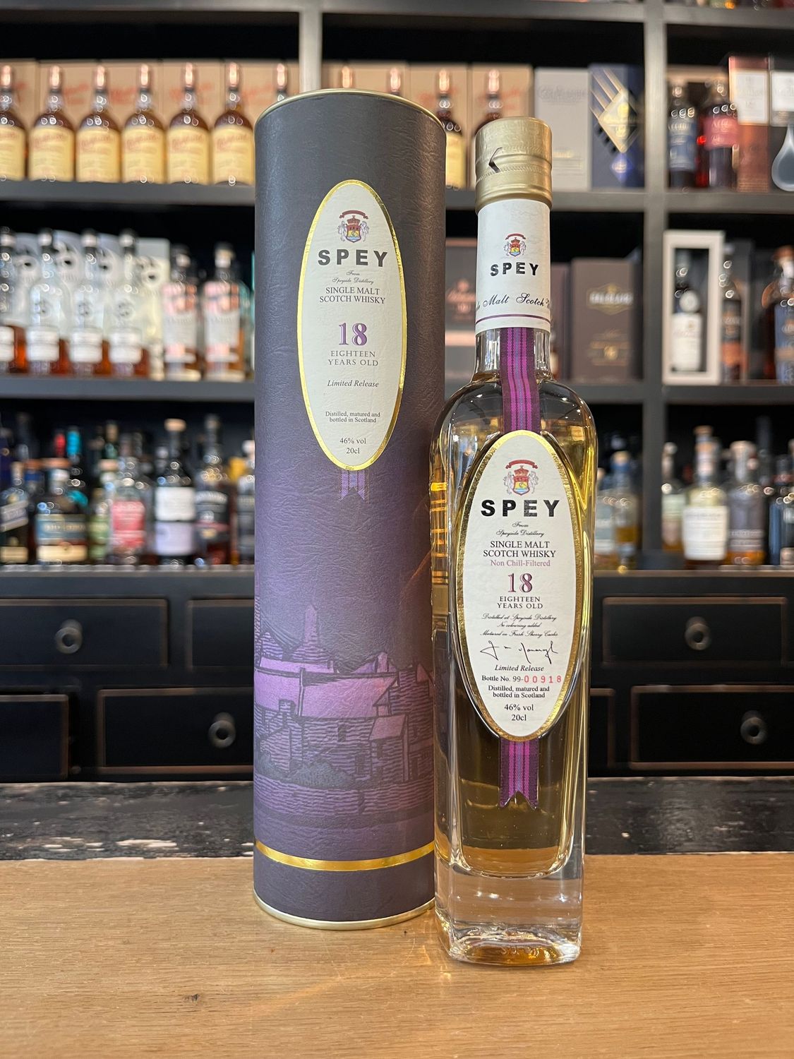 Spey 18 Jahre Whisky mit 0,2L und 46% Spey 18 Jahre Whisky mit 0,2L und 46%