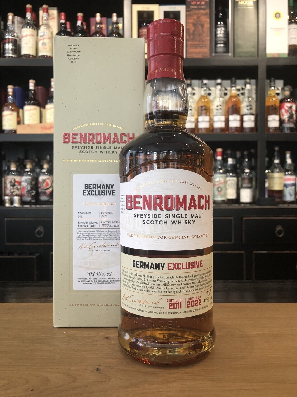 Benromach 11 Jahre 2022 Exclusive Germany Batch mit 0,7l und 48% Benromach 11 Jahre 2022 Exclusive Germany Batch mit 0,7l und 48%