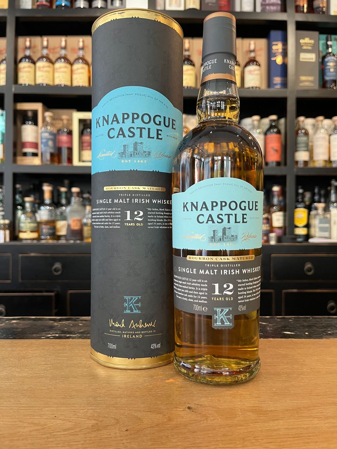 Knappogue Castle 12 Jahre mit 0,7l und 43% Knappogue Castle 12 Jahre mit 0,7l und 43%