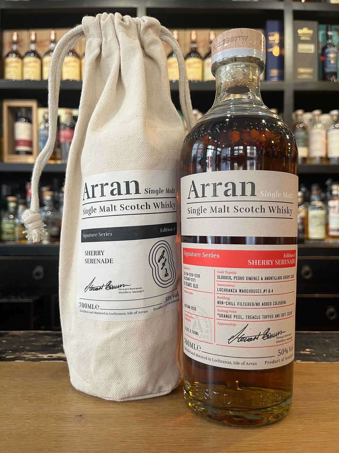 Arran 9 Jahre Signature Series Edition 4 mit 0,7l und 50% Arran 9 Jahre Signature Series Edition 4 mit 0,7l und 50%
