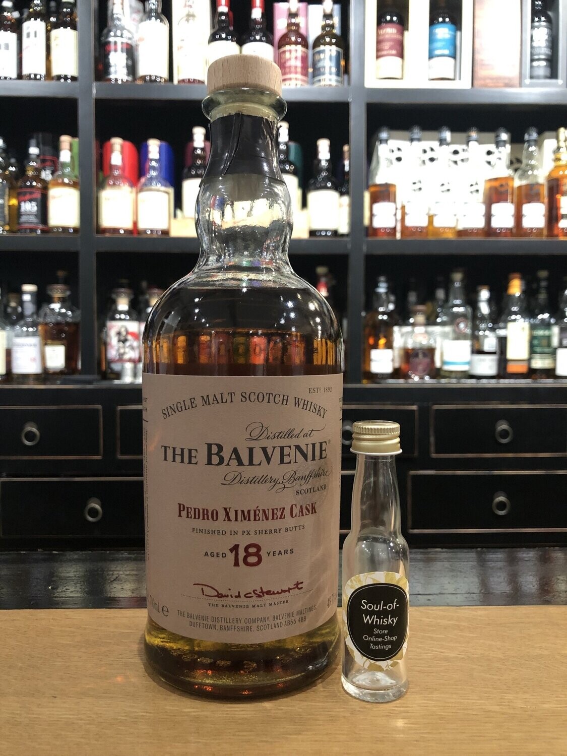 Balvenie 18 Jahre Pedro Ximenez Sample mit 2cl und 48,7%