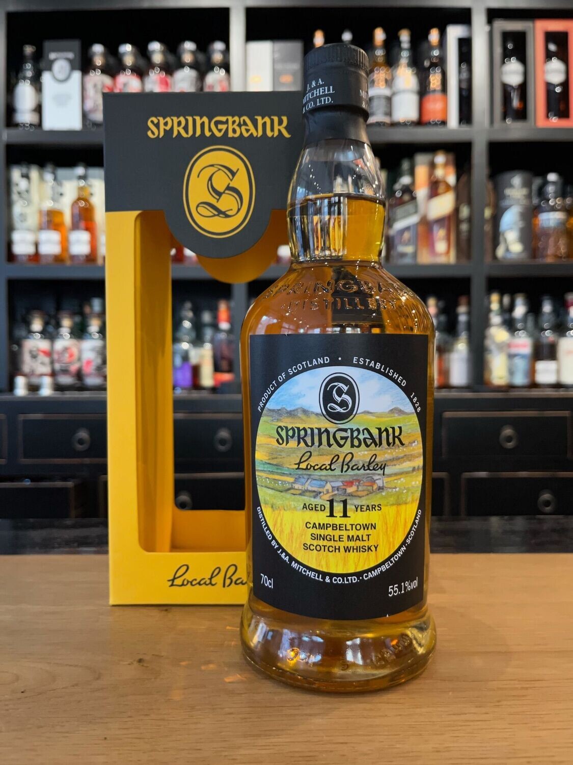 Springbank Local Barley 11 Jahre 2023 mit 0,7L und 55,1% Springbank Local Barley 11 Jahre 2023 mit 0,7L und 55,1%
