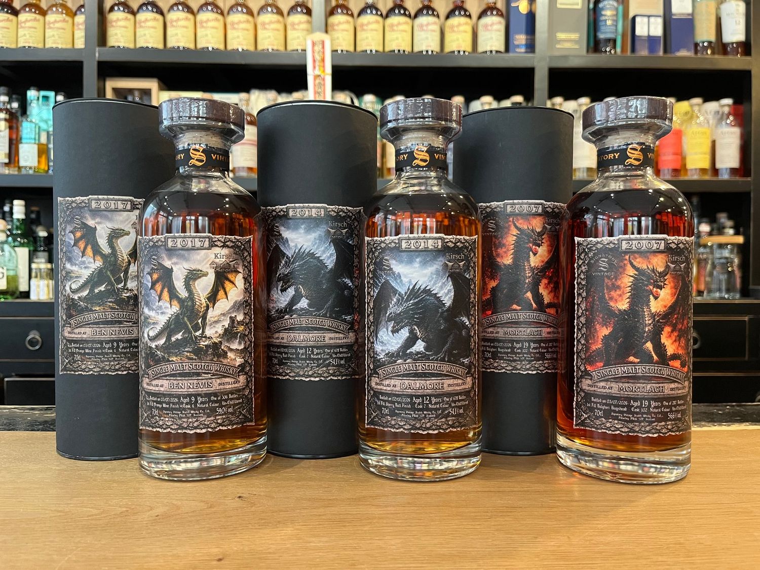 Signatory Dragon Edition Set (Ben Nevis 9, Dalmore 12, Mortlach 19) Signatory Dragon Edition Set (Ben Nevis 9, Dalmore 12, Mortlach 19)