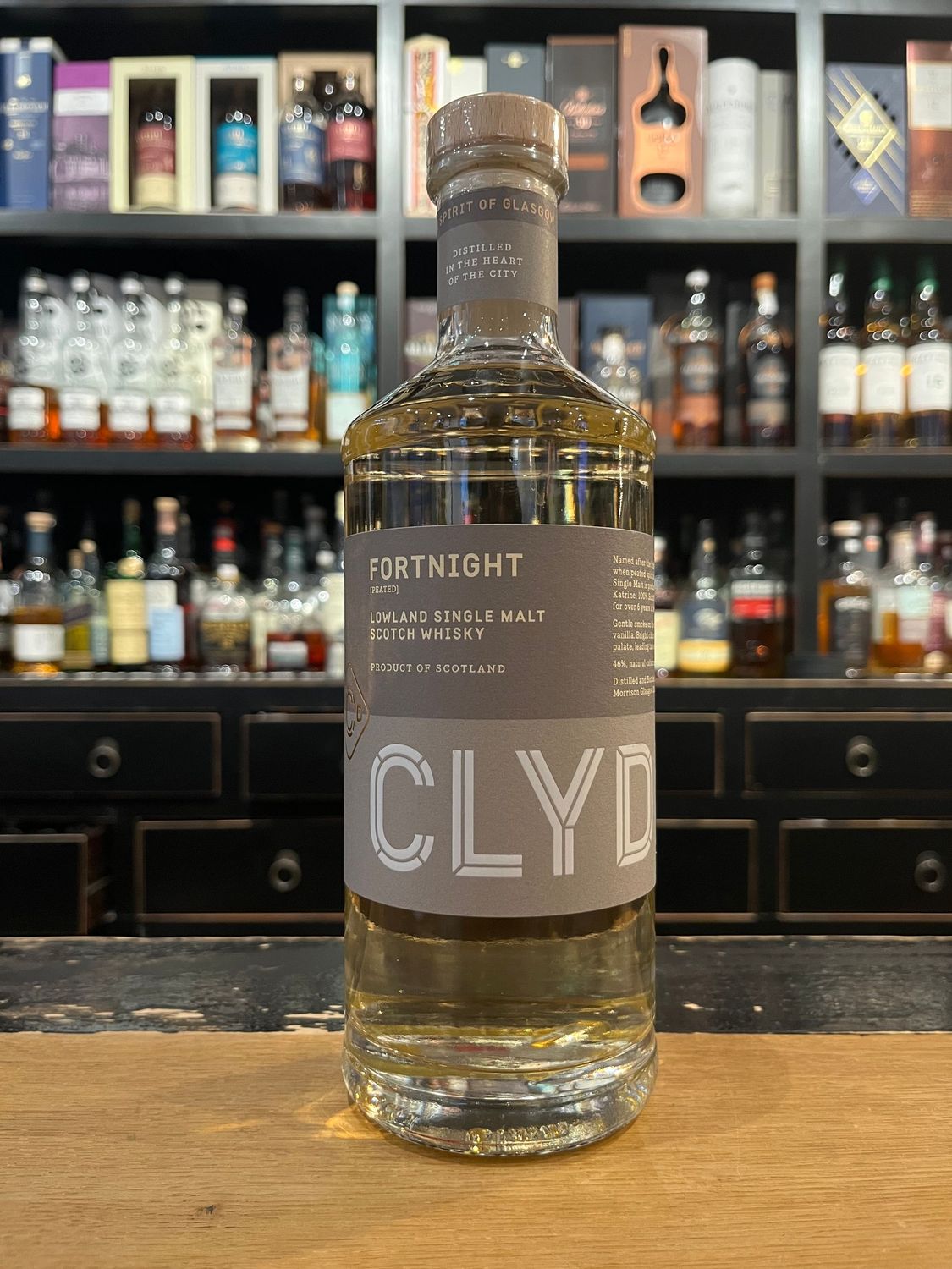 Clydeside Fortnight Peated mit 0,7L und 46% Clydeside Fortnight Peated mit 0,7L und 46%