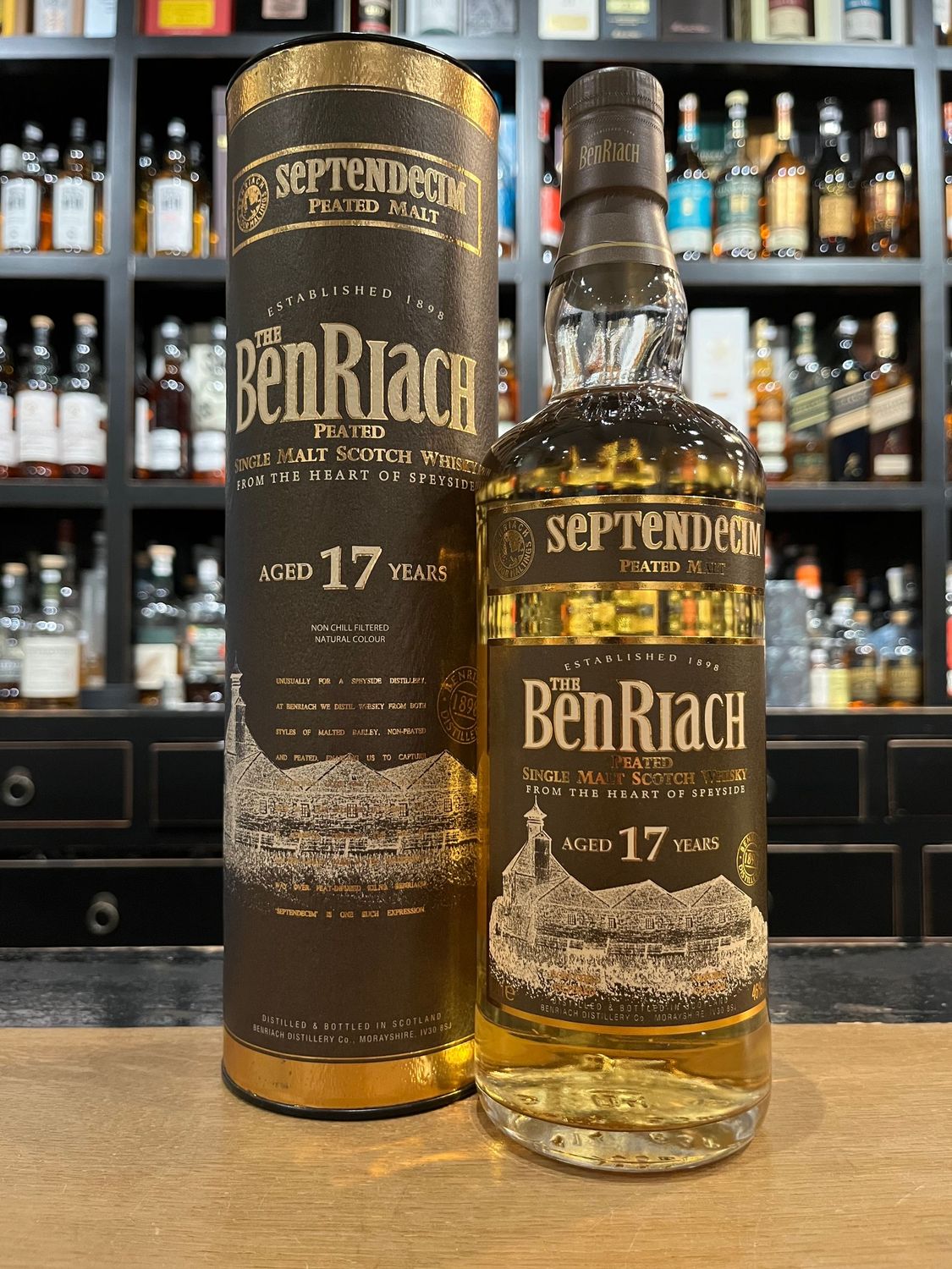 Benriach 17 Jahre Septendecim Alte Abfüllung mit 0,7l und 46% Benriach 17 Jahre Septendecim Alte Abfüllung mit 0,7l und 46%