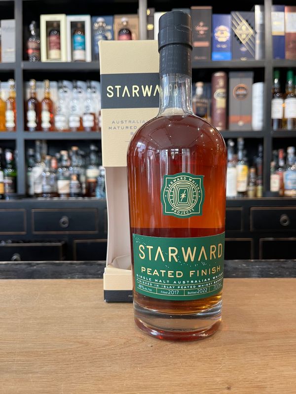 Starward Peated Finish Australian Single Malt Whisky mit 0,7l und 48% Starward Peated Finish Australian Single Malt Whisky mit 0,7l und 48%