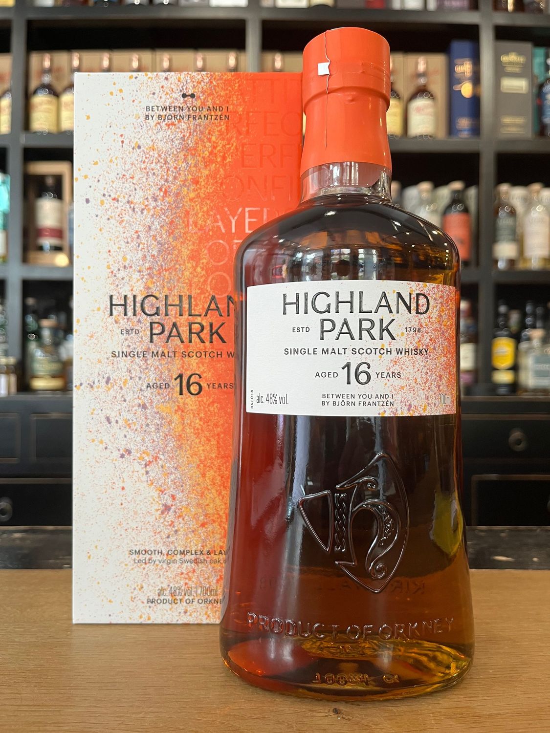 Highland Park 16 Jahre Between You and I Virgin Swedish Oak Casks Highland Park 16 Jahre Between You and I Virgin Swedish Oak Casks