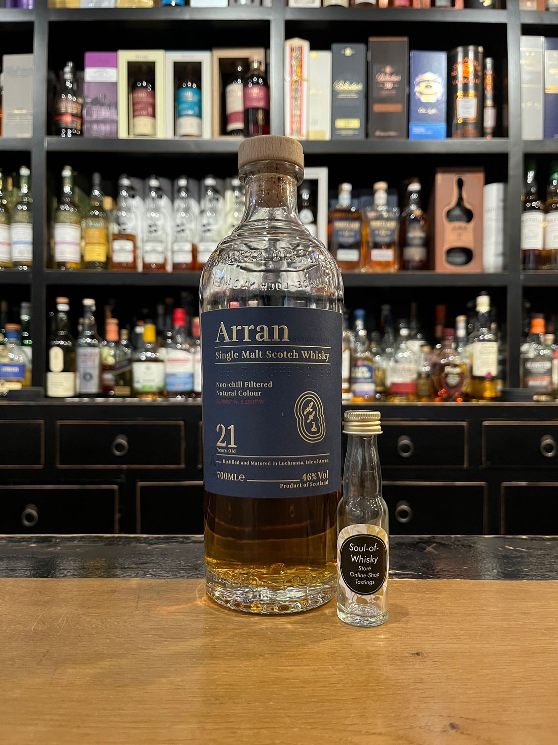 Arran 21 Jahre Sample mit 2cl und 46% Arran 21 Jahre Sample mit 2cl und 46%