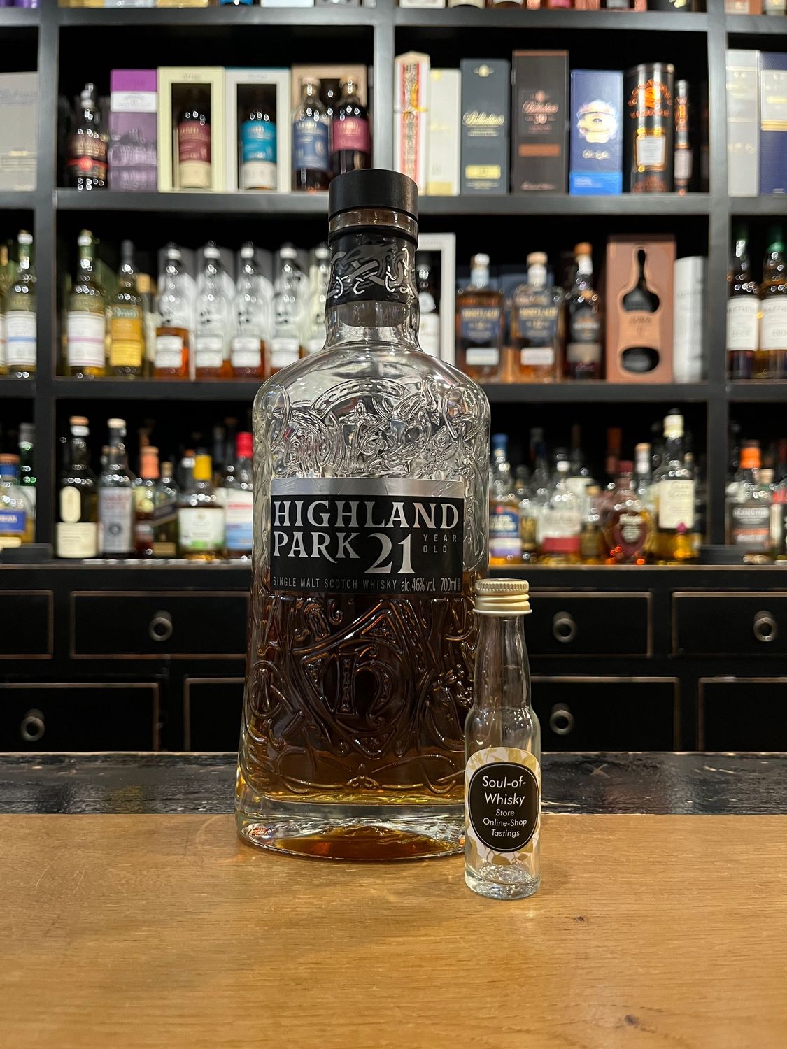 Highland Park 21 Jahre Sample mit 2cl und 46%