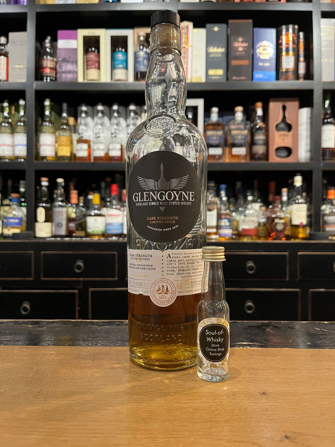 Glengoyne Cask Strength Sample mit 2cl und 55,8% Glengoyne Cask Strength Sample mit 2cl und 55,8%