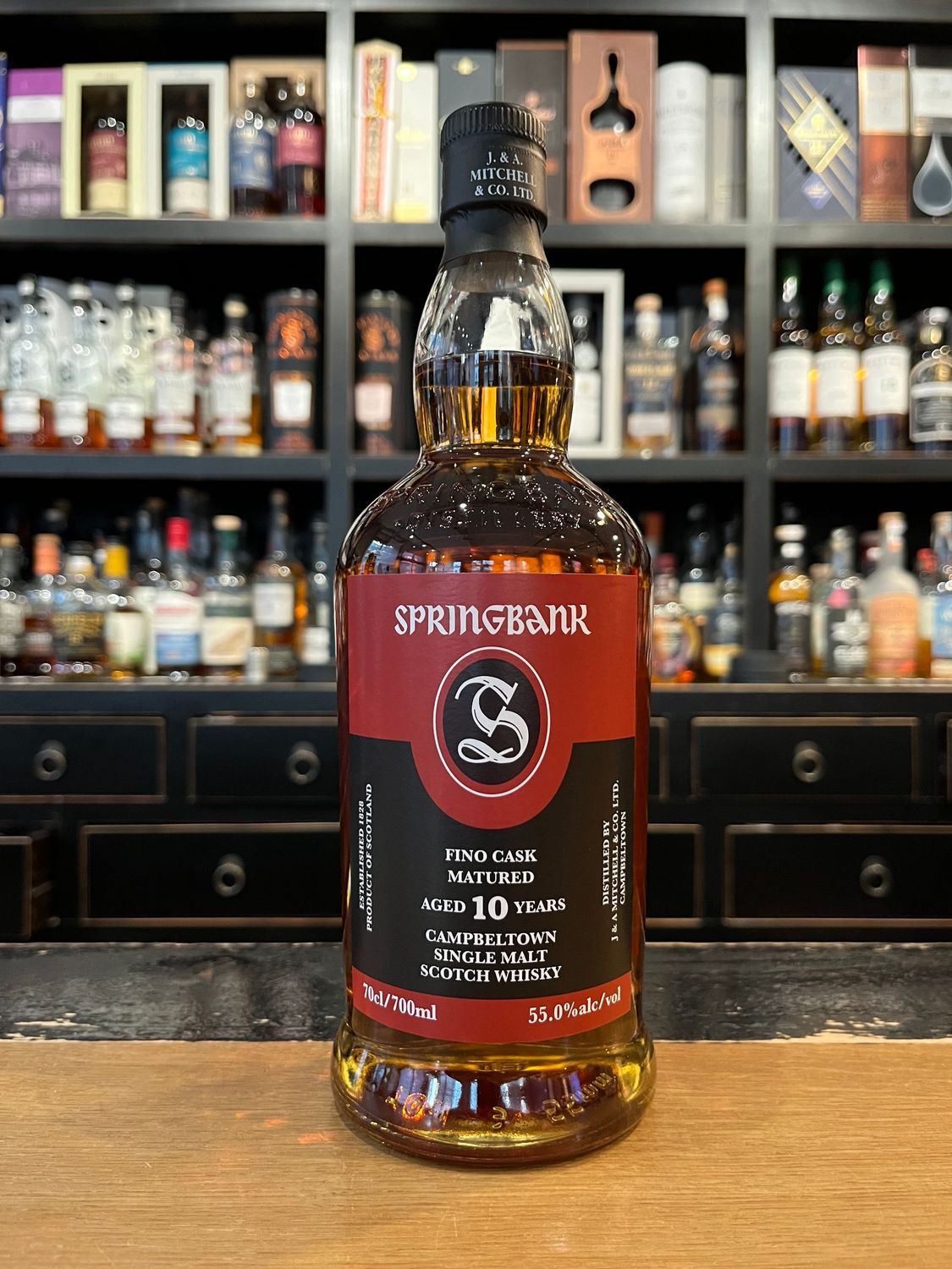 Springbank 10 Jahre Fino Cask mit 0,7l und 55%