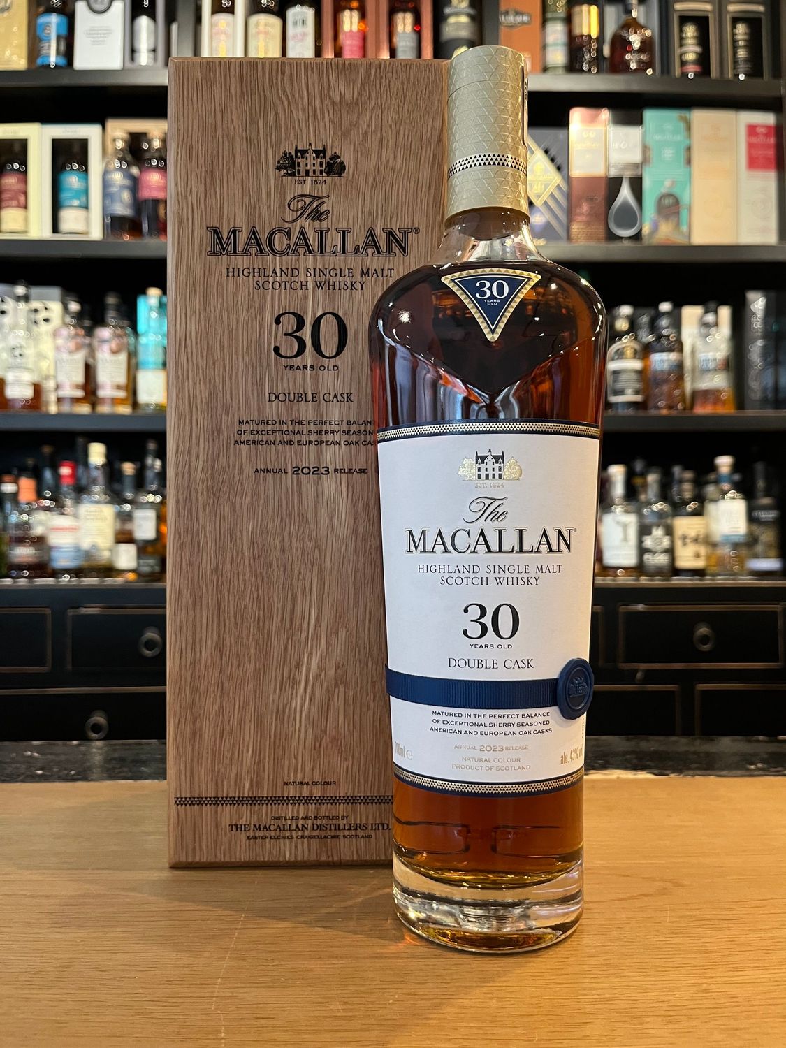Macallan 30 Jahre Double Cask Release 2023 mit 0,7l und 43% Macallan 30 Jahre Double Cask Release 2023 mit 0,7l und 43%