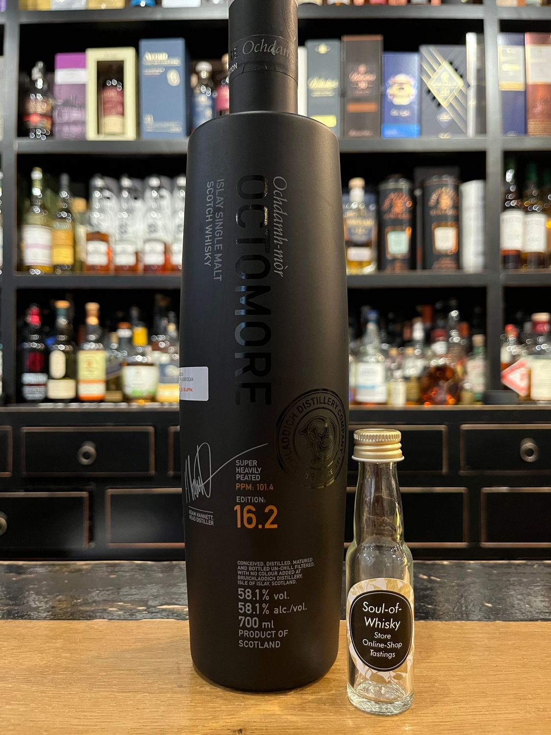 Octomore 16.2 Sample mit 2cl und 58.1% Octomore 16.2 Sample mit 2cl und 58.1%