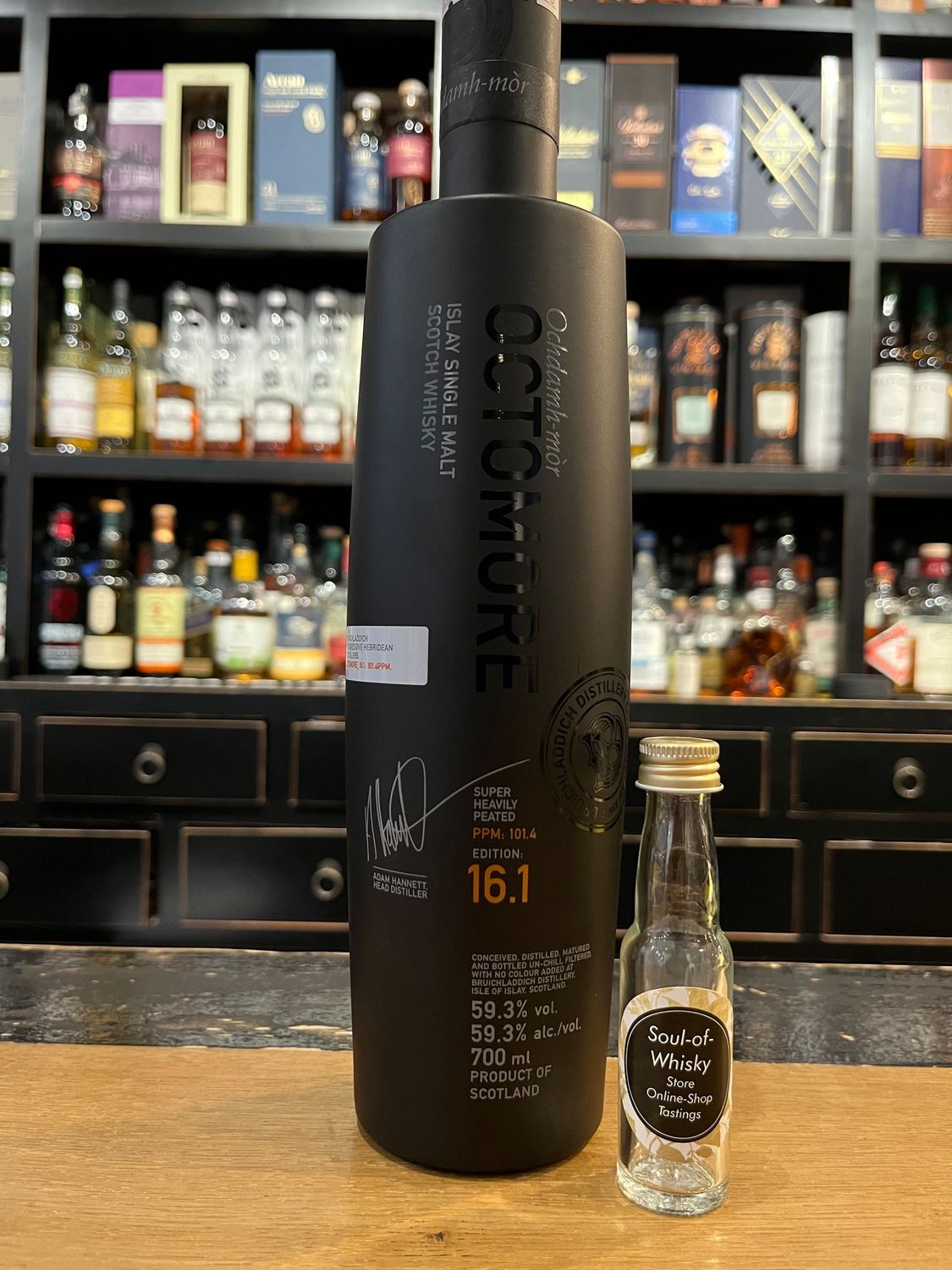 Octomore 16.1 Sample mit 2cl und 59.3% Octomore 16.1 Sample mit 2cl und 59.3%