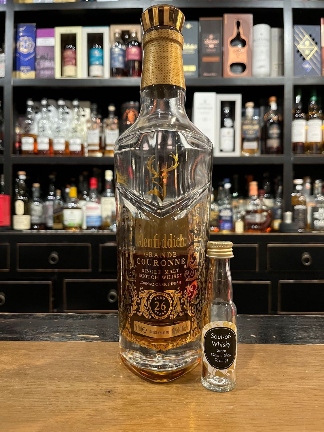 Glenfiddich 26 Jahre Grande Couronne Sample mit 2cl und 43,8% Glenfiddich 26 Jahre Grande Couronne Sample mit 2cl und 43,8%