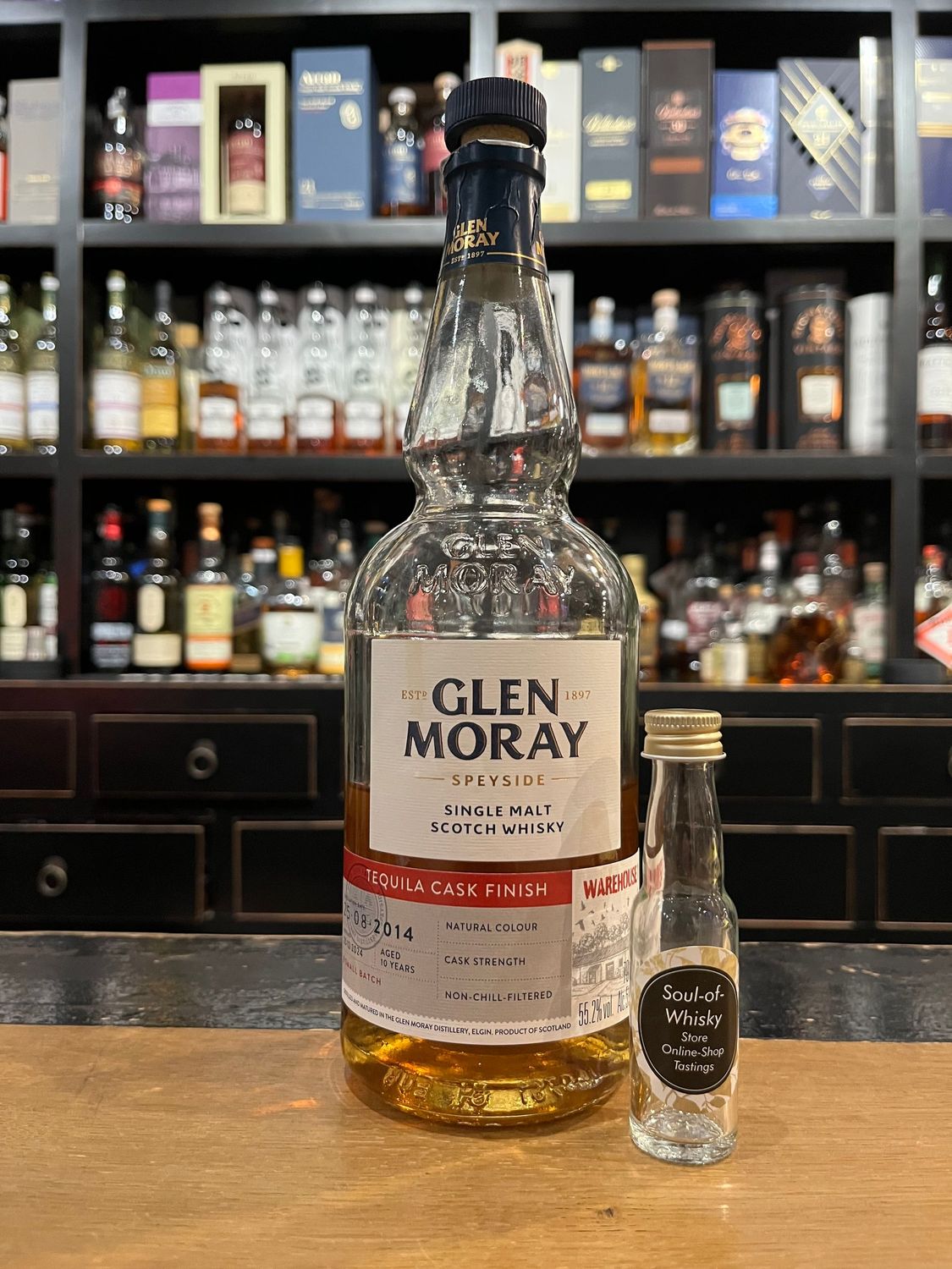 Glen Moray Tequila Cask Sample mit 2cl und 55,2% Glen Moray Tequila Cask Sample mit 2cl und 55,2%