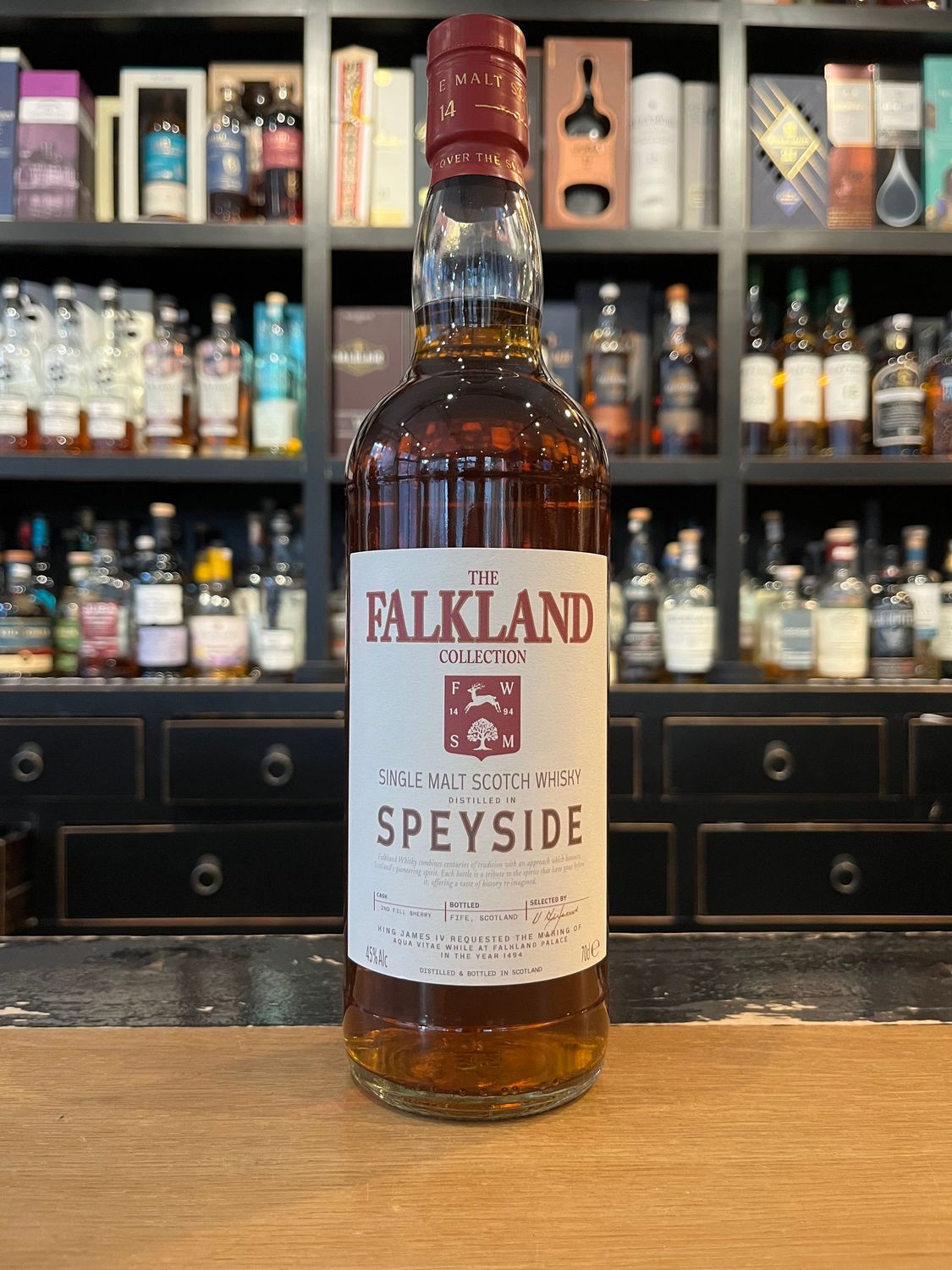 The Falkland Collection Speyside Single Malt mit 0,7L und 45% The Falkland Collection Speyside Single Malt mit 0,7L und 45%