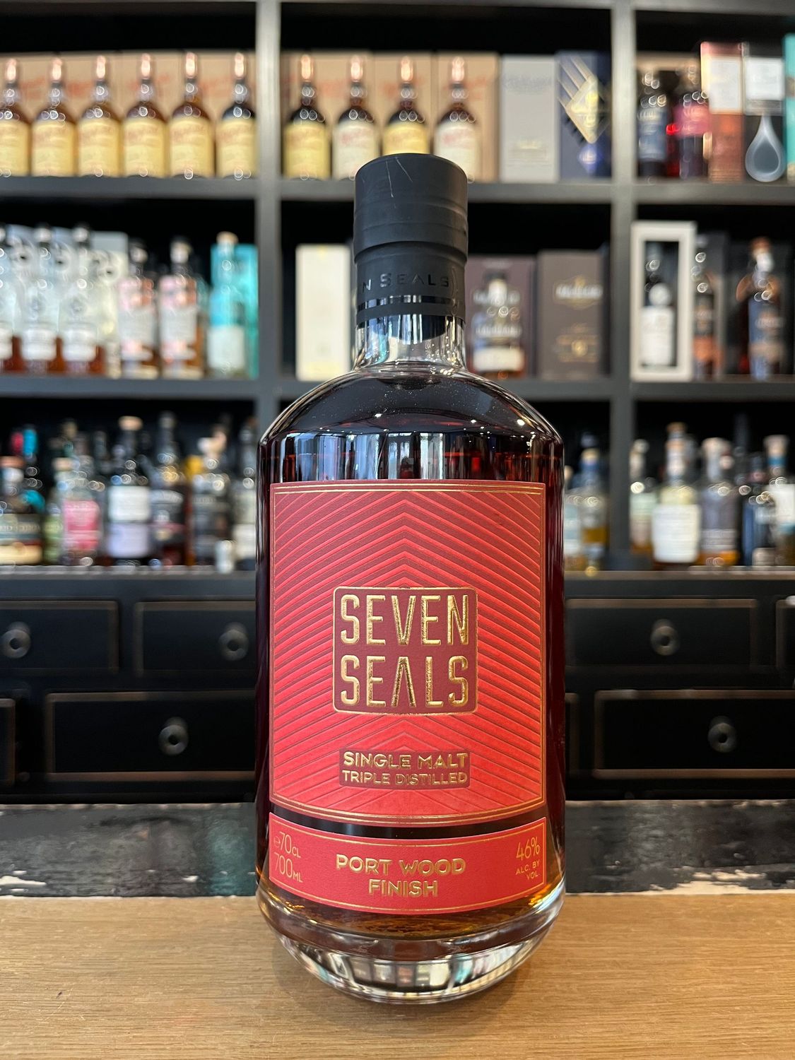 Seven Seals Port Wood Finish mit 0,7L und 46% Seven Seals Port Wood Finish mit 0,7L und 46%