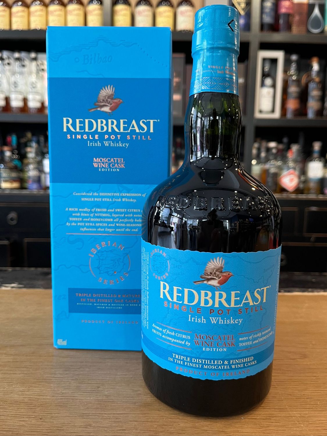 Redbreast Moscatel Wine Cask Edition mit 0,7L und 46% Redbreast Moscatel Wine Cask Edition mit 0,7L und 46%