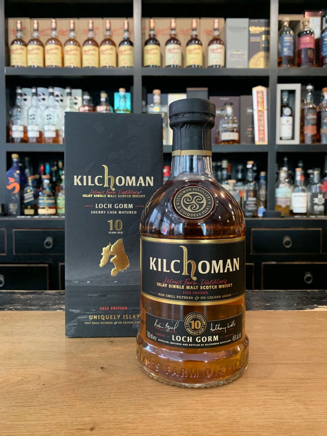 Kilchoman 10 Jahre Loch Gorm Edition 2026 mit 0,7L und 46%