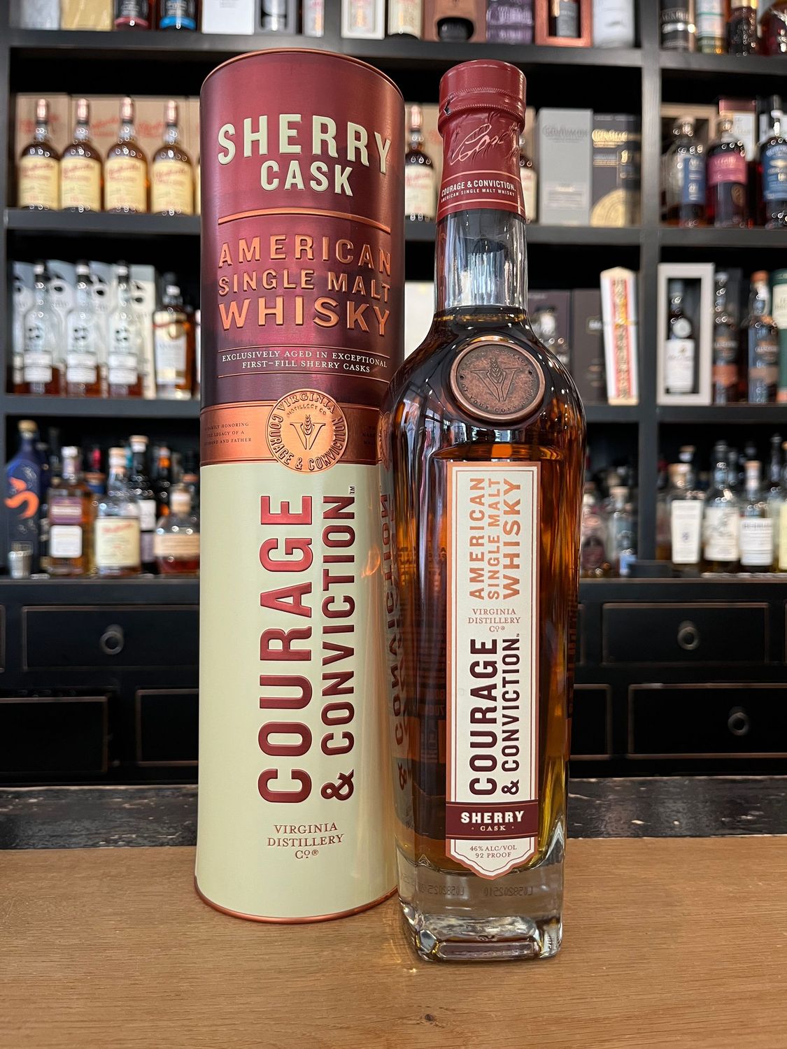 Courage & Conviction American Single Malt Sherry Cask mit 0,7L und 46% Courage & Conviction American Single Malt Sherry Cask mit 0,7L und 46%