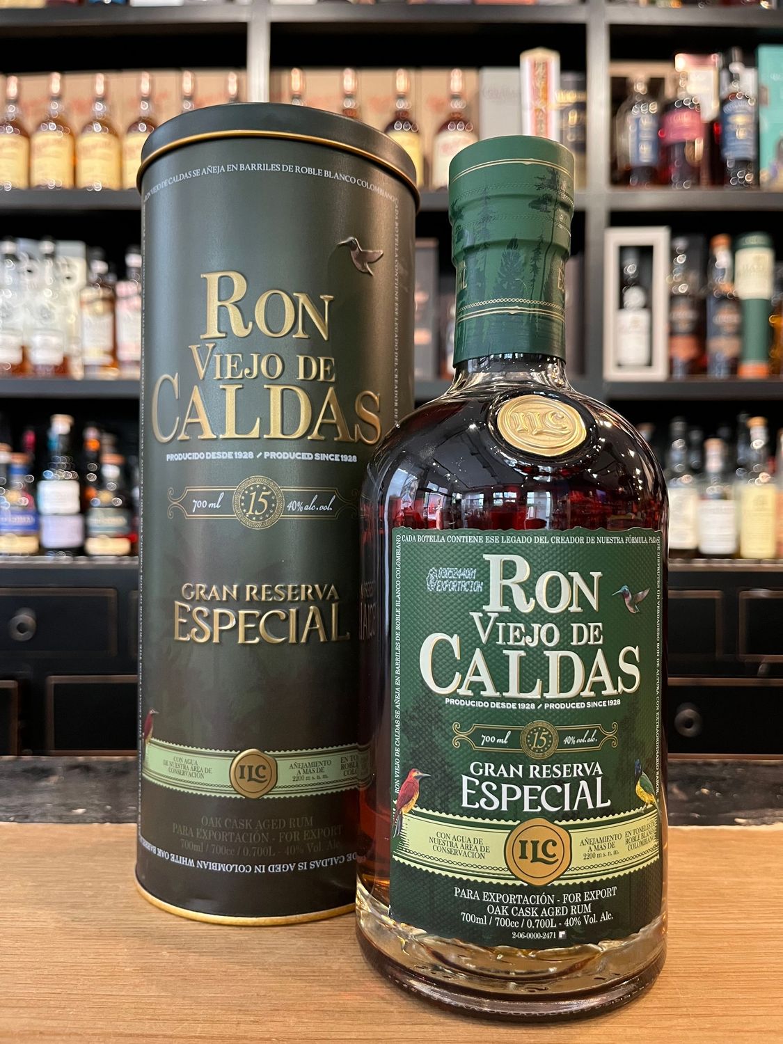 Ron Viejo de Caldas 15 Jahre mit 0,7L und 40%