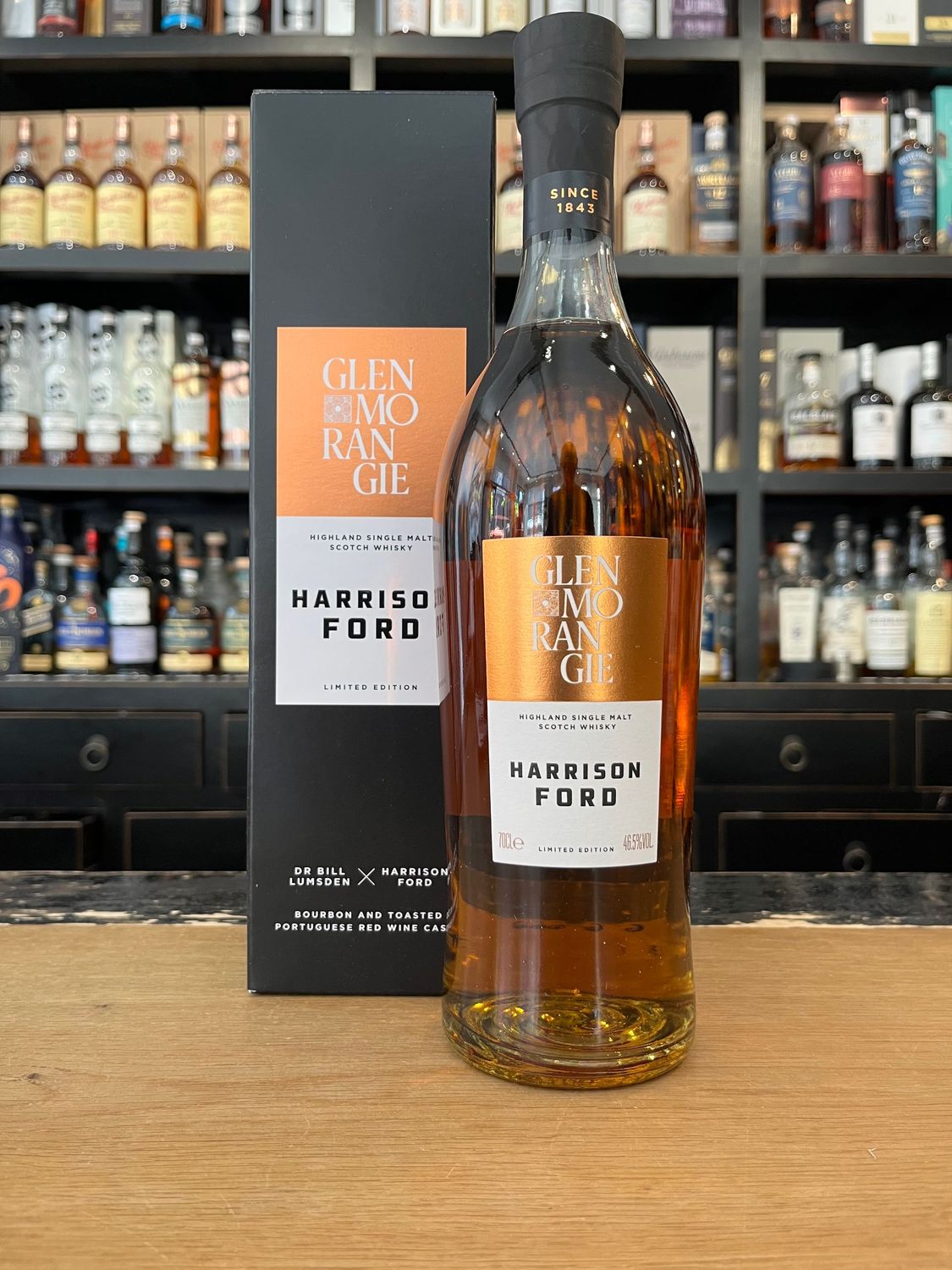 Glenmorangie Harrison Ford Limited Edition mit 0,7L und 46,5% Glenmorangie Harrison Ford Limited Edition mit 0,7L und 46,5%