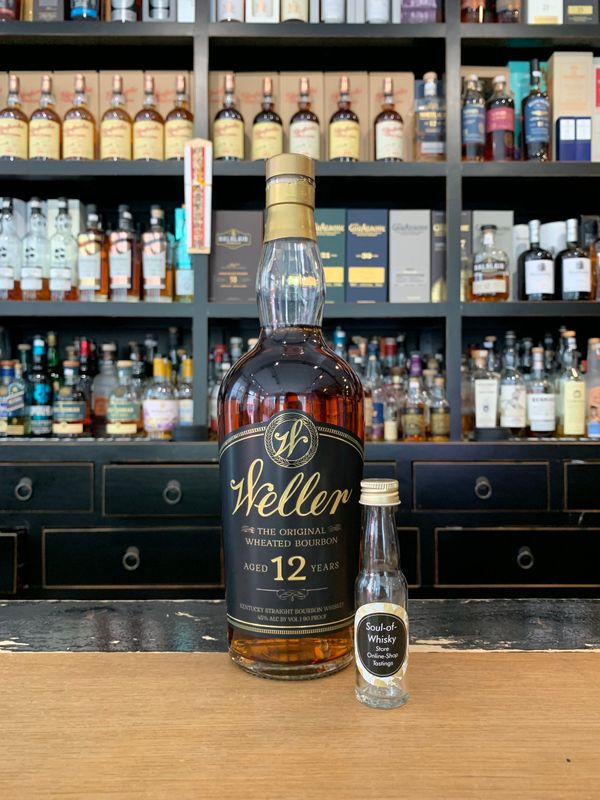 Weller 12 Jahre Kentucky Straight Bourbon Sample mit 2cl und 45% Weller 12 Jahre Kentucky Straight Bourbon Sample mit 2cl und 45%