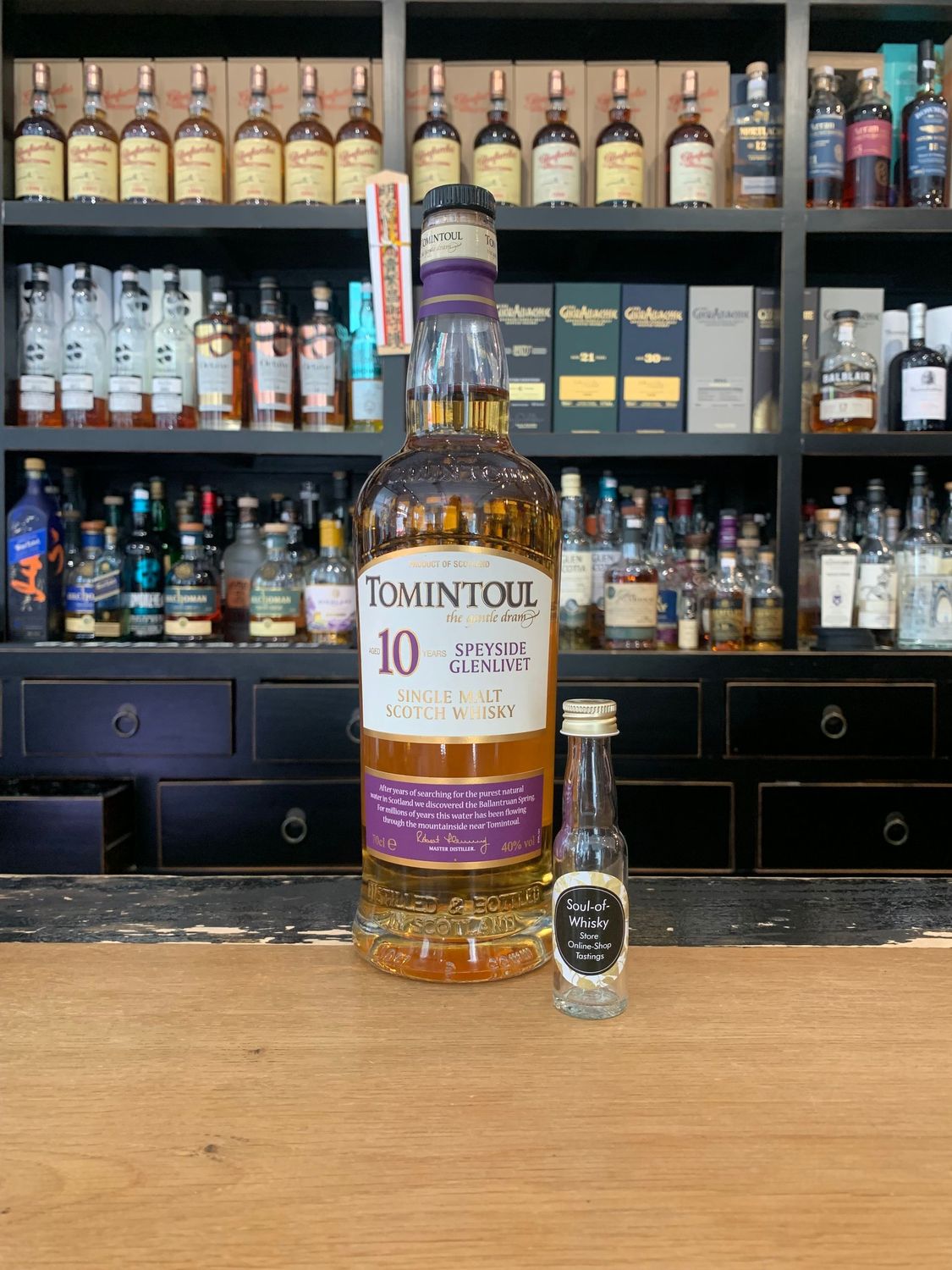 Tomintoul 10 Jahre mit 2cl und 40% Tomintoul 10 Jahre mit 2cl und 40%