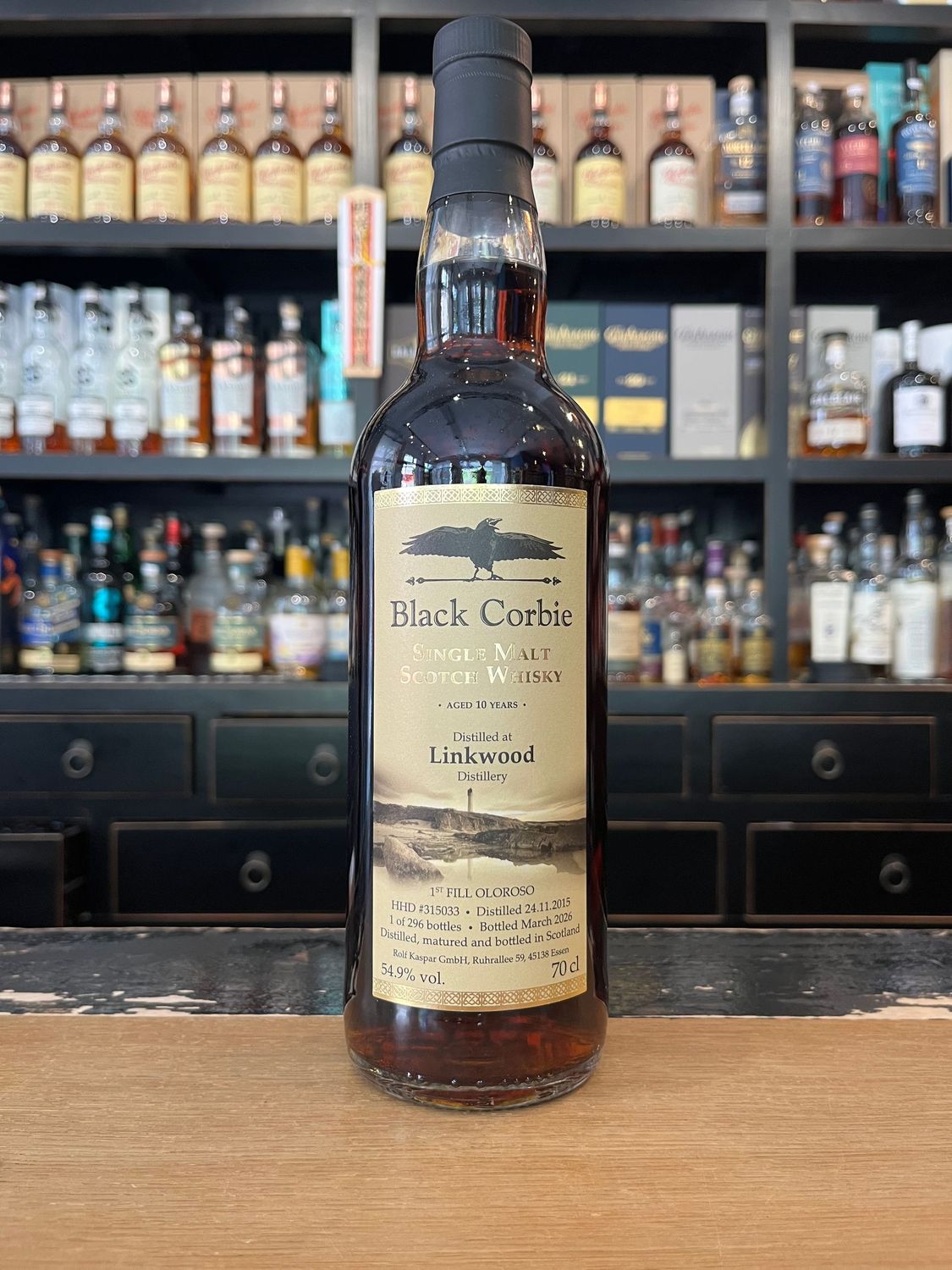 Linkwood 10 Jahre Black Corbie mit 0,7L und 54,9% Linkwood 10 Jahre Black Corbie mit 0,7L und 54,9%