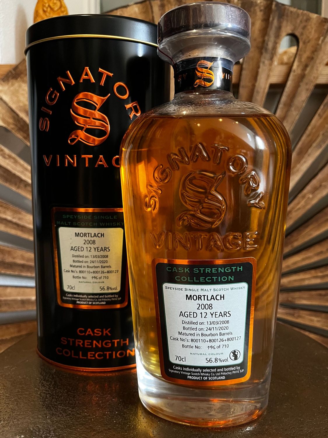 Mortlach 12 Jahre Signatory 2008/2020 mit 0,7L und 56,8% Mortlach 12 Jahre Signatory 2008/2020 mit 0,7L und 56,8%