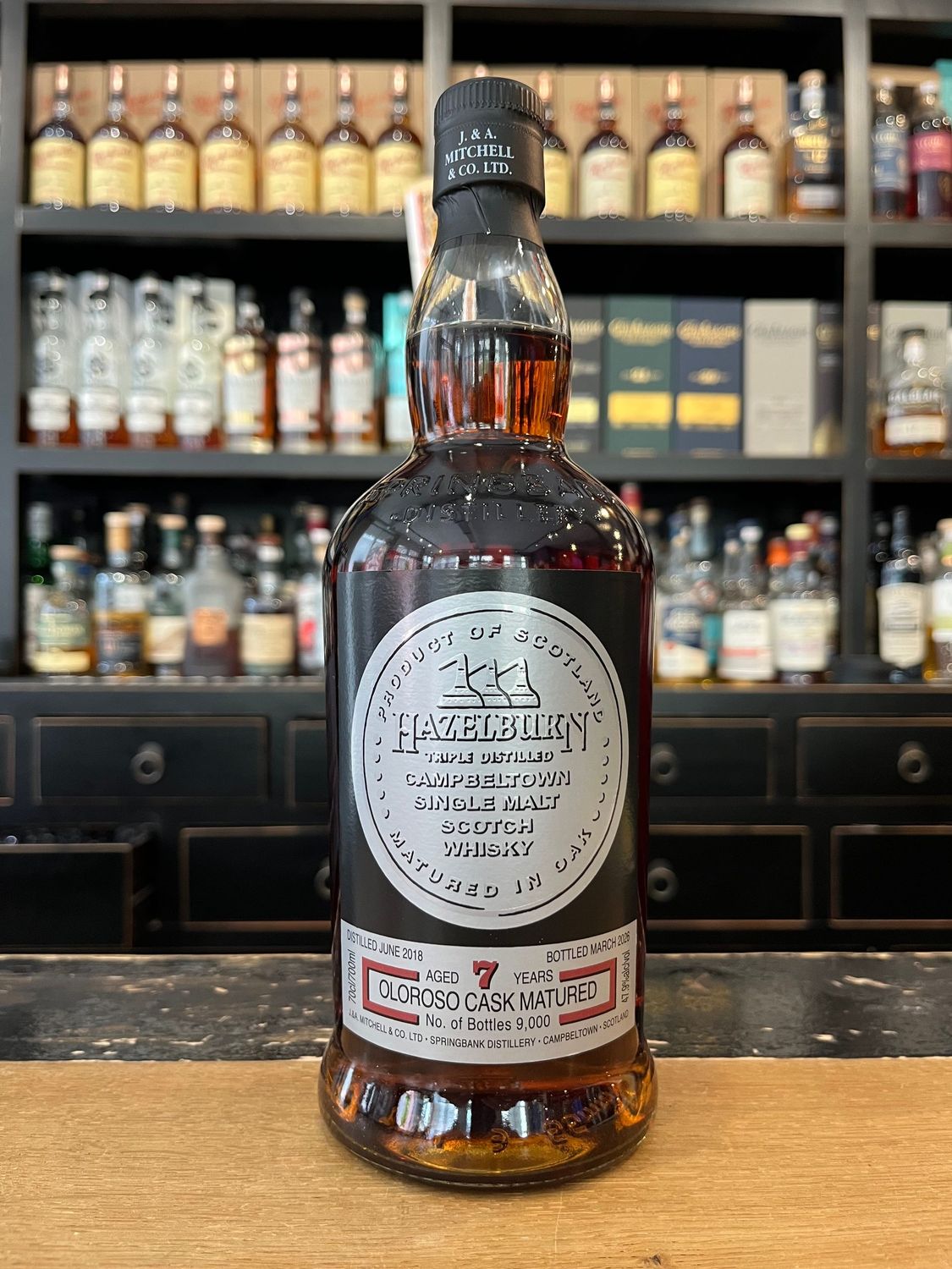 Hazelburn 7 Jahre 2018/2026 Oloroso Cask mit 0,7l und 47,9% Hazelburn 7 Jahre 2018/2026 Oloroso Cask mit 0,7l und 47,9%