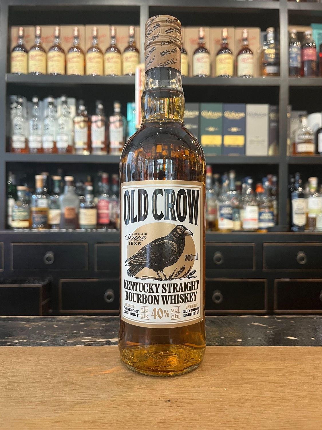 Old Crow Kentucky Straight Bourbon mit 0,7l und 40% Old Crow Kentucky Straight Bourbon mit 0,7l und 40%