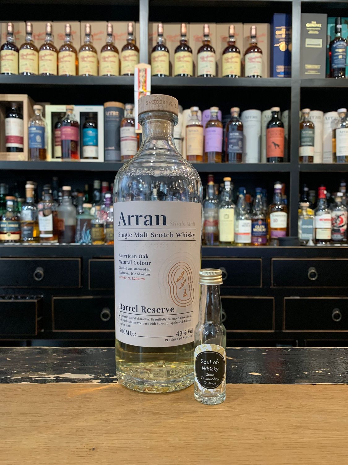 Arran Barrel Reserve Sample mit 2cl und 43% Arran Barrel Reserve Sample mit 2cl und 43%