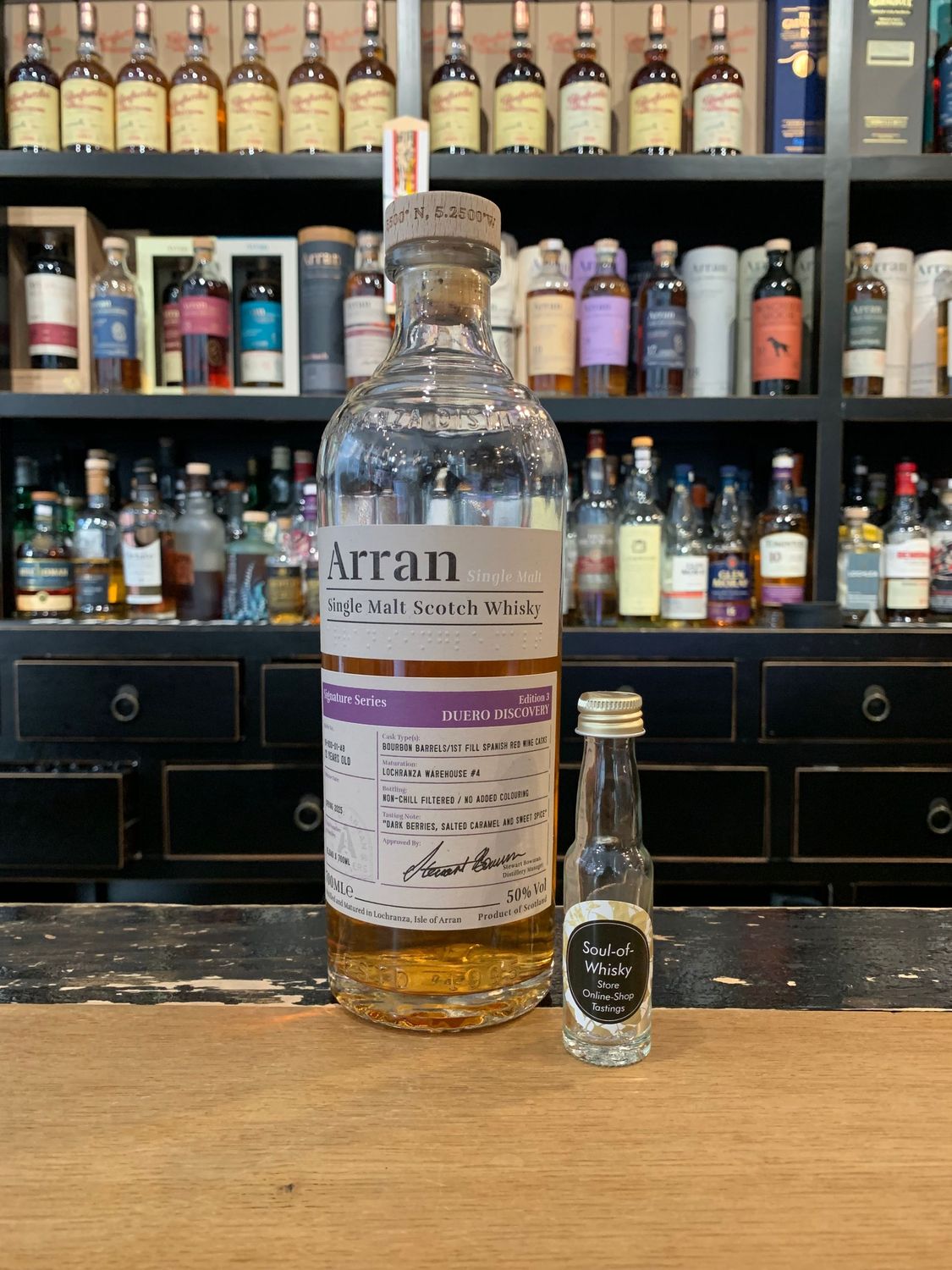 Arran 12 Jahre Signature Series Edition 3 Duero Discovery 2025 Sample mit 2cl und 50% Arran 12 Jahre Signature Series Edition 3 Duero Discovery 2025 Sample mit 2cl und 50%