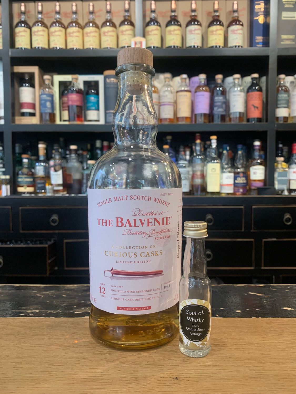 Balvenie 12 Jahre Curious Casks Sample mit 2cl und 47,3%
