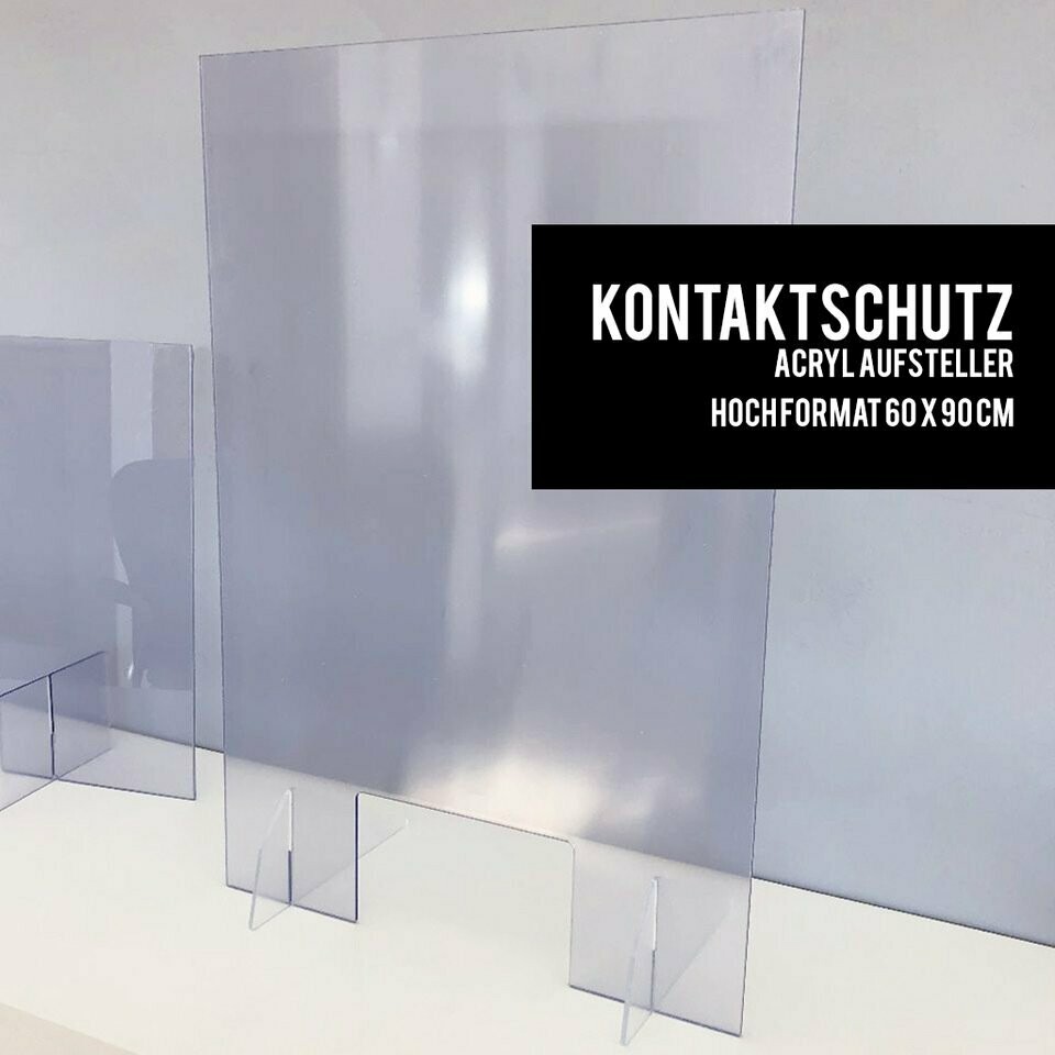 KONTAKTSCHUTZ SCHEIBE ACRYL mit Durchreiche