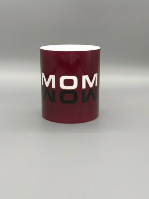 Keramik Tasse 'MOM - WOW'