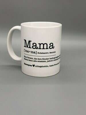 Keramik Tasse 'Mama'
