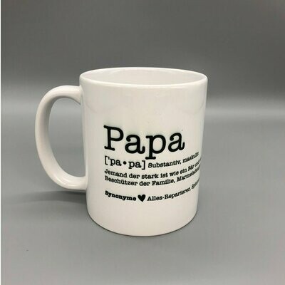 Keramik Tasse 'Papa'
