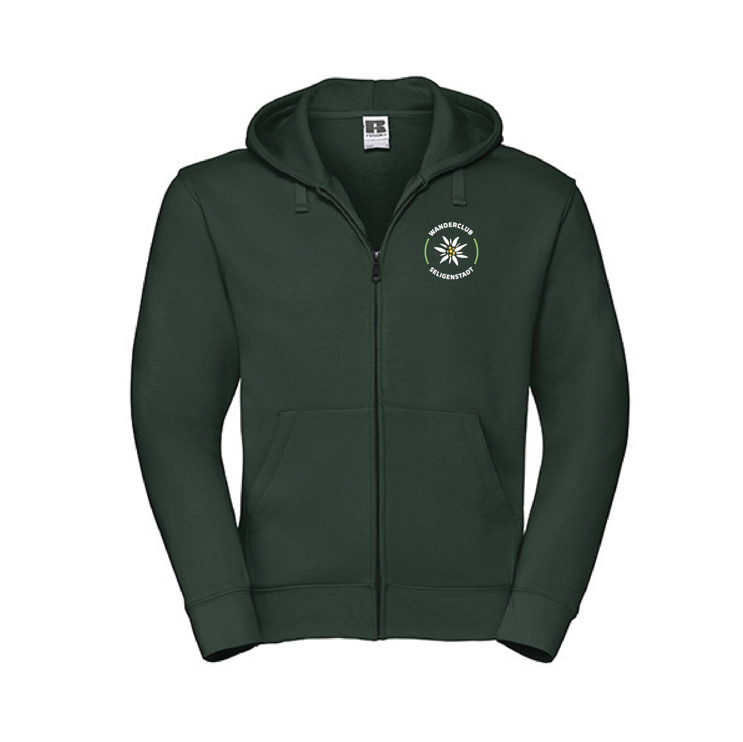 HERREN ZIP-HOODIE EDELWEISS