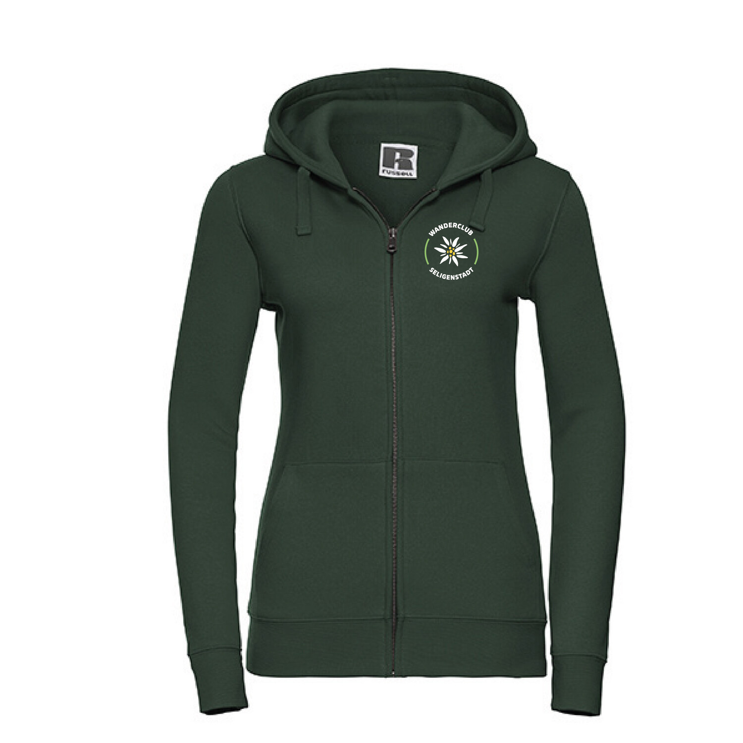DAMEN ZIP-HOODIE EDELWEISS