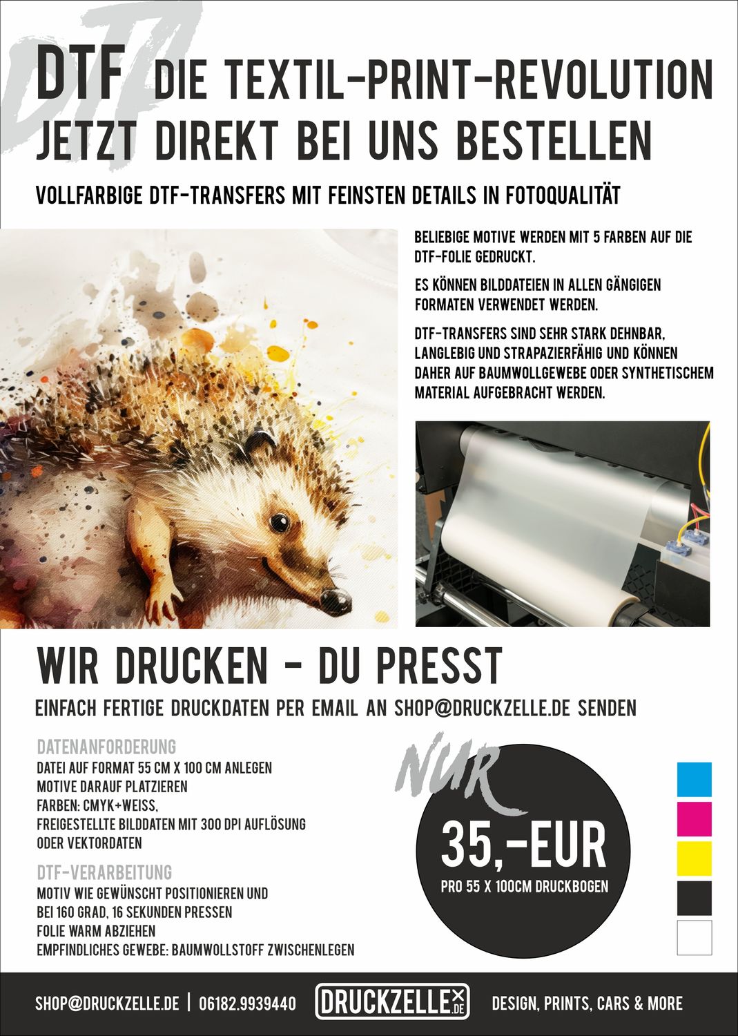 DTF-Transferdrucke