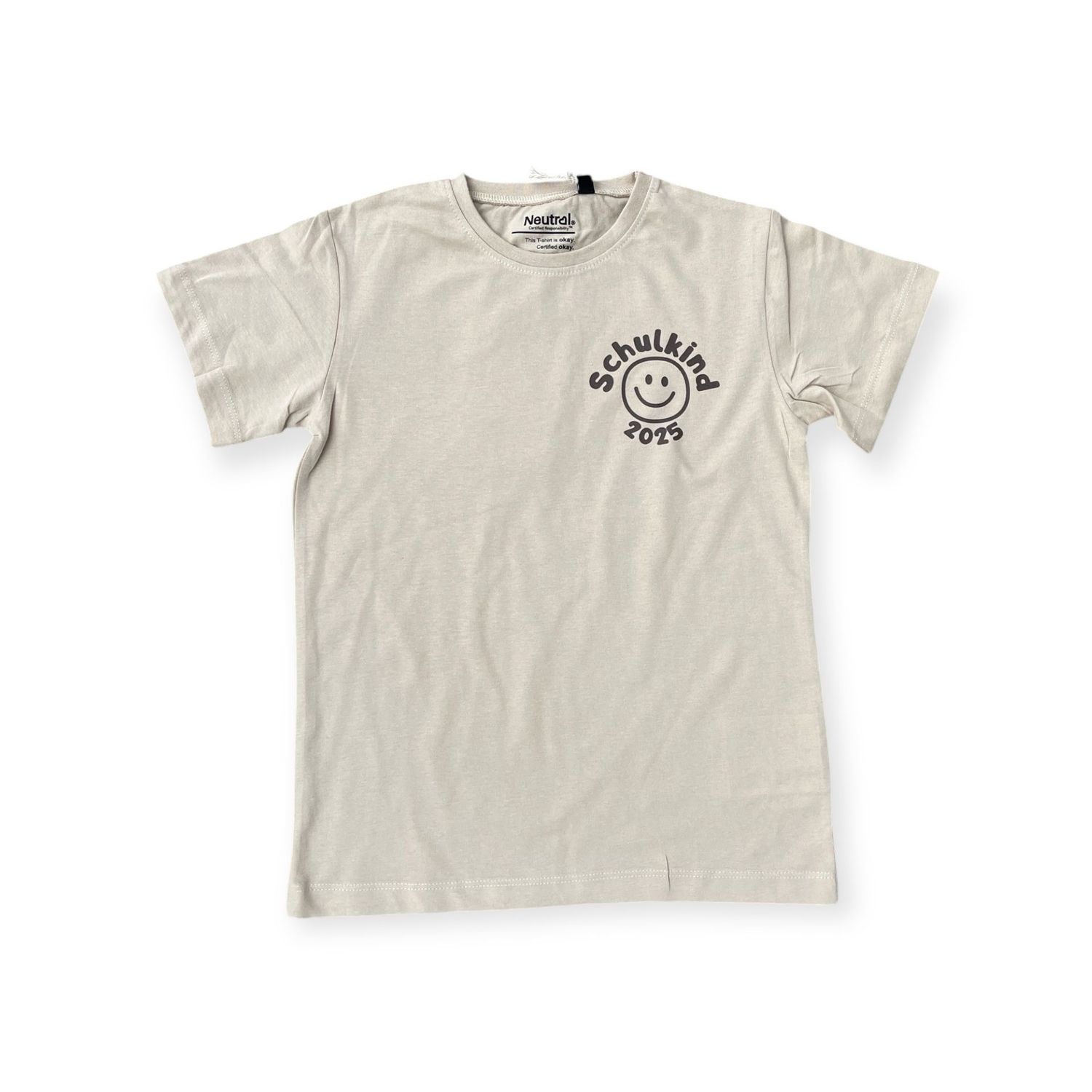 SCHULKIND T-SHIRT (Sand/Braun)