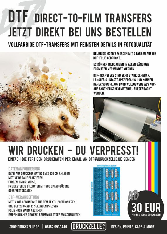 DTF-Transferdrucke