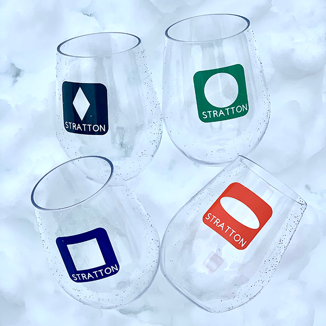 Apres Ski - Stemless Wine Glass - Unique Skiing Themed Decor and Gifts -  bevvee